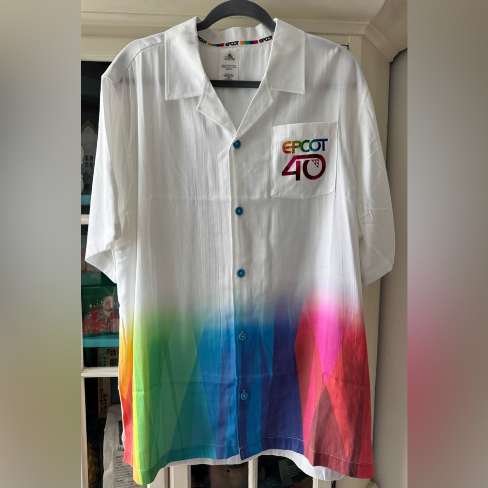 Disney Epcot Button Down Shirt